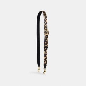 Leather Strap With Leopard Print